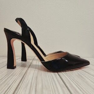ANTONIO MELANI Black Slingback Heels